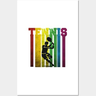 tennis vintage man gift Posters and Art